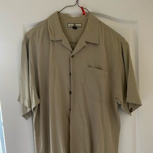 Button Down 100% silk shirt